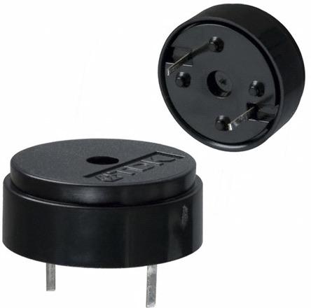 PS1740P02CE TDK 60dB PCB Mount High External Piezo Buzzer, 17 (Dia.) x 4.6mm, 3V ac Min, 30V ac Max