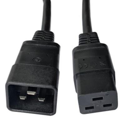 558-933 RS PRO Straight IEC C19 Socket to Straight IEC C20 Plug Power Cord, 2m