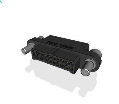 MHDAS2M020GE01 Amphenol Socapex MHDAS Series Straight PCB PCB Header, 20 Contact(s), 1.27 mm Pitch, 2 Row, Shrouded
