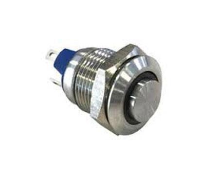 MAV0120/3D Bulgin MAV0120 Series Push Button Switch, Momentary, Panel Mount, 12mm Cutout, SPST, 36V dc, IP67
