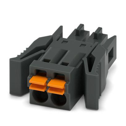 1357201 Phoenix Contact, 3.5mm Pitch, 5/..-ST-RF, FMC 1, 2 Way, , Pluggable Terminal Block, Plug, Latching, Push In Spring
