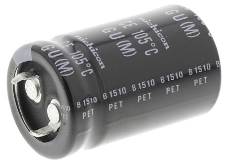 LGU2D471MELZ Nichicon 470μF Aluminium Electrolytic Capacitor 200V dc, Snap-In -