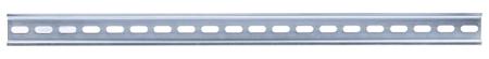 467-406 RS PRO Steel Slotted DIN Rail, Top Hat Compatible, 500mm x 35mm x 7.5mm