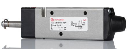 V61B517A-A2000 Norgren 5/2 Pneumatic Solenoid Valve - Solenoid/Spring G 1/4 V61 Series