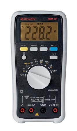 P06231421Z Chauvin Arnoux DMM121 Handheld Digital Multimeter, 10A ac Max, 10A dc Max - UKAS Calibrated