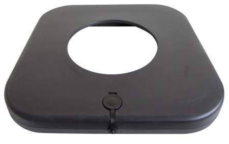 204-1795 RS PRO Black 60 mm Polypropylene Base