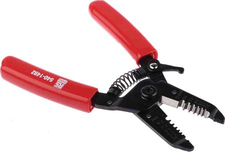540-1492 RS Pro Wire Stripper 0.8 → 2.6mm, 155mm overall length