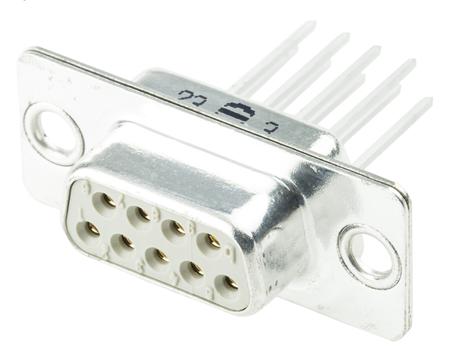 09670094707 HARTING 0967 9 Way Panel Mount D-sub Connector Socket, 2.74mm Pitch