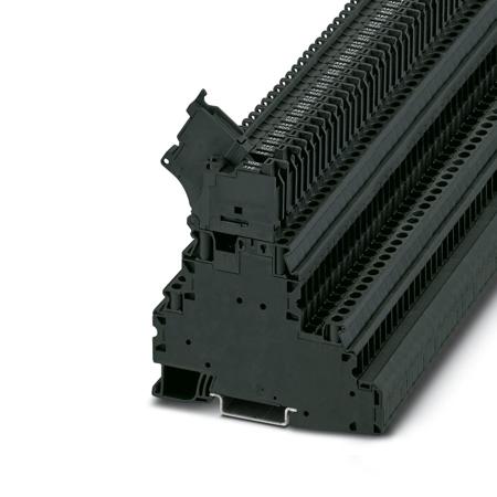 3214366 Phoenix Contact   UT 4 - L/HESILED Series Black, 4mm², Double-Level, Fused, ATEX, IECEx