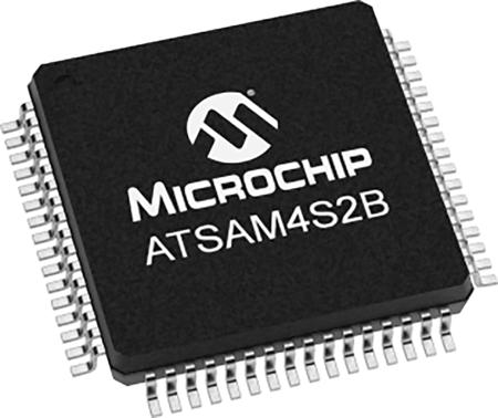ATSAM4S2BA-AU Microchip , 32bit Microcontroller, 120MHz, 128 kB Flash, 64-Pin LQFP