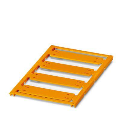 0828378 Phoenix Contact UC-WMTB Cable Binder Cable Marker, Orange, Pre-printed "Unlabeled", 7mm Cable, for Conductor And Cable,