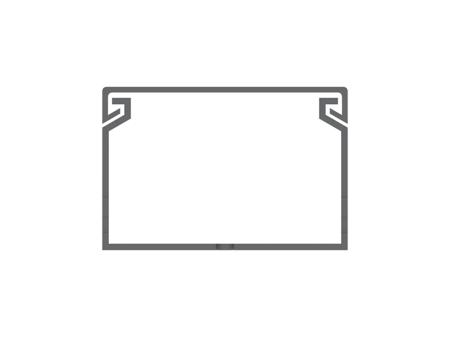 1SET411017R0000 PVC Cable Trunking Accessory, 60 x 40mm