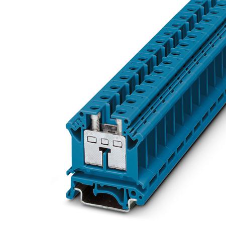 3006205 Phoenix Contact  UIK 16 BU Series Blue, Single-Level, Screw Termination