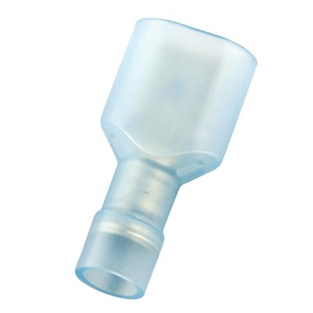 178-8376 RS PRO Blue Insulated Male Spade Connector, Double Crimp, 0.8 x 6.35mm Tab Size, 1.5mm² to 2.5mm²