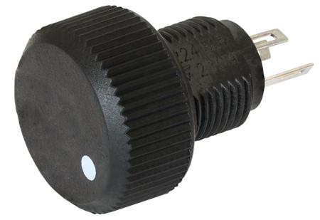 P16NP103MAB15CV1D Vishay P16 10kΩ Rotary Potentiometer 1-Gang Panel Mount,