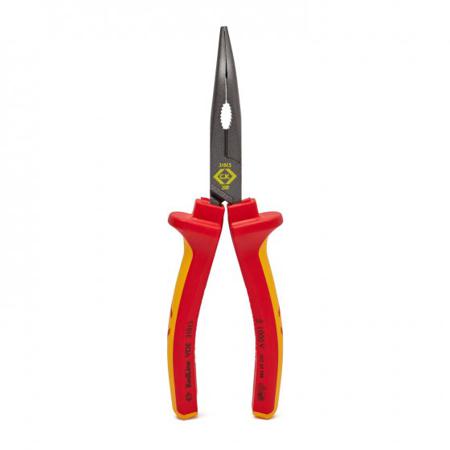 431015 CK  Bent Nose Pliers, 200 mm Overall, Bent Tip, VDE/1000V, 200mm Jaw