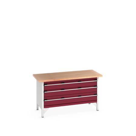 41002169-24V Bott 41002169.24V Sheet Steel Workbench, 840mm x 750mm x 1500mm