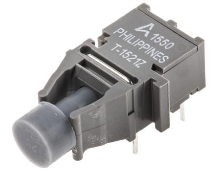 HFBR-1521Z Broadcom , 5MBd Fibre Optic Transmitter 660nm, Round, 18.8 x 12.2 x 7.6mm
