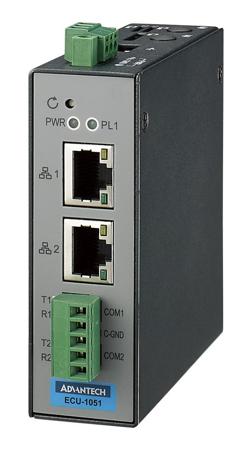 ECU-1051 Advantech Ethernet RJ45 Female to RS232 Male Adapter, ECU 1051