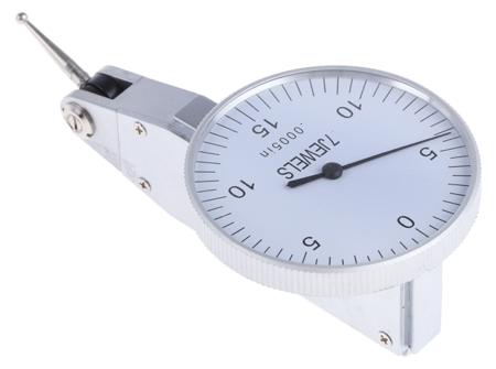 705-1222 RS Pro 410.003 Lever Dial Indicator, Maximum of 0.03 in