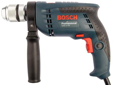 0601217100 Bosch GSB Keyless 230V Corded Hammer Drill, Type F - Schuko plug