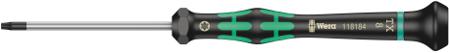 05118184001 Wera Torx Precision Screwdriver, T8 Tip, 60 mm Blade, 157 mm Overall