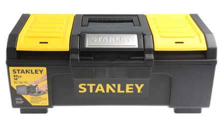 1-79-216 Stanley One Touch 2 drawers  Plastic Tool Box, 410 x 410 x 218mm
