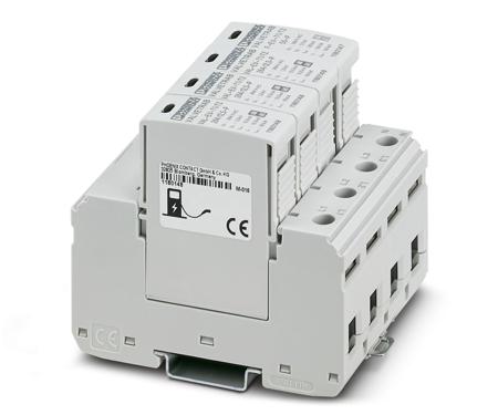 1180149 Phoenix Contact, VAL-EV-T1/T2 264/12.5/3+1 Lightning / Surge Arrester
