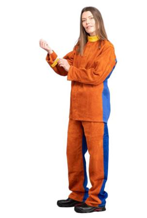 E2254-100XL EDC PROTECTION E2254 Orange, Fire Retardant, Water Resistant Jacket, XL