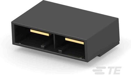 1-2351965-2 TE Connectivity Dynamic 8000 Series Horizontal Surface PCB Header, 2 Contact(s), 24.4 mm Pitch, 1 Row, Shrouded