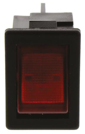 H8503VBNAA Arcolectric (Bulgin) Ltd Illuminated Single Pole Single Throw (SPST), On-Off Rocker Switch Panel Mount