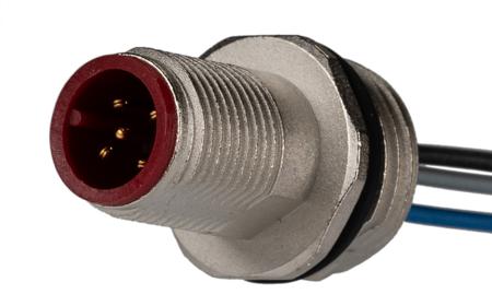 174-7869 RS Pro Industrial Automation Cable Assembly with a 5 Pole Male M12 Male, 4 A, 125 V ac/dc, 200mm Cable