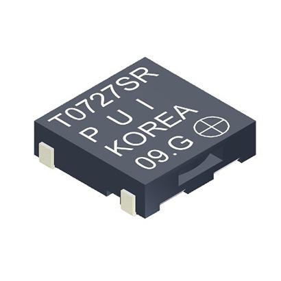 SMT-0727-S-R PUI Audio 85dB(A) SMD External Magnetic Transducer, 7.5 x 7.5 x 2mm, 2V Min, 5V Max