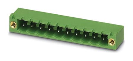 1795666 Phoenix Contact, 5.08mm Pitch, MSTB 2.5/ 2-GF-5.08 EX, 2 Way, Pluggable Terminal Block, Header, Solder Termination,