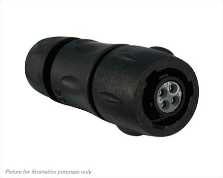 UTS6JC8E4S Souriau Sunbank by Eaton Circular Connector, 4 Contacts, Cable, Standard Connector, Plug, Female, IP68, IP69K, UTS