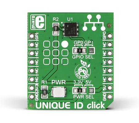 MIKROE-1819 MikroElektronika , UNIQUE ID click Development Board for DS2401 for MikroBUS