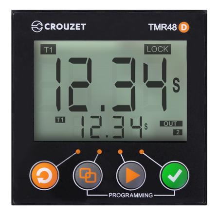 MDE1R05MVA Crouzet Syr-Line Series Panel Mount Timer Relay, 100 → 240V ac/dc, 1-Contact, 0.001 → 9.999 s, 0.01