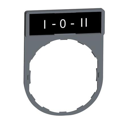ZBY2186C0 Schneider Electric Marking Accessory for Use with Pushbuttons, i-o-ii