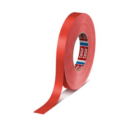 04651-00524-00 Tesa 4651 Cloth Tape, 50m x 19mm, Red