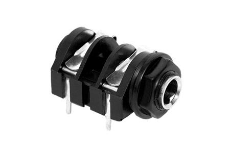 ACJS-PH Amphenol Industrial Jack Connector 1/4 in PCB Phone Jack Socket 10A