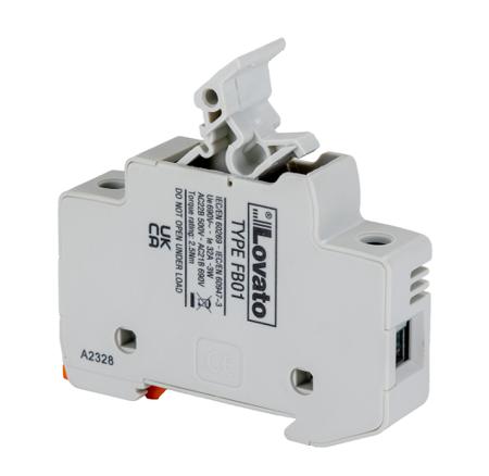 FB01B1P FUSE HOLDER 1P 10X38 NO UR