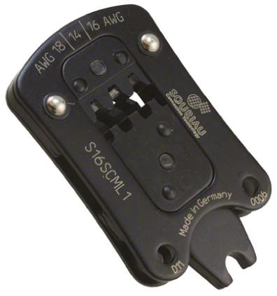 S16SCML1 Souriau Sunbank by Eaton, UTS Series Crimping Head, Hex size 1.6mm