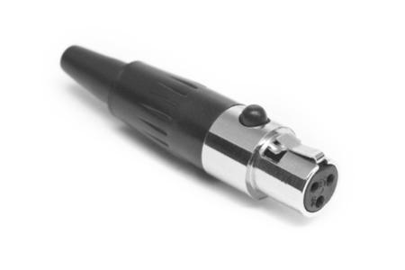 AG3F Amphenol Industrial Cable Mount XLR Connector, Female, IP00, 1 kV, 3 Way, Gold over Silver Plating