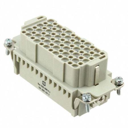 09162723101 HARTING Heavy Duty Power Connector Insert, 10A, Female, Han DD HMC Series, 72 Contacts