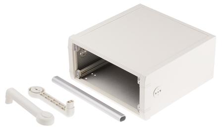 M5725227 Aluminium Project Box, White, 250 x 250 x 120mm