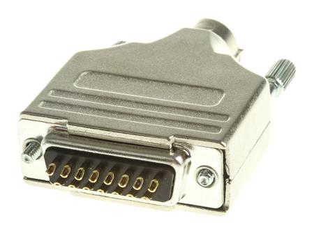 MHDM15-DM15P-K MH Connectors MHDM 15 Way D-sub Connector