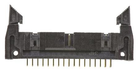 T816134A1S101CEU Amphenol Communications Solutions T816 Series Straight Through Hole PCB Header, 34 Contact(s), 2.54mm Pitch, 2 Row(s),