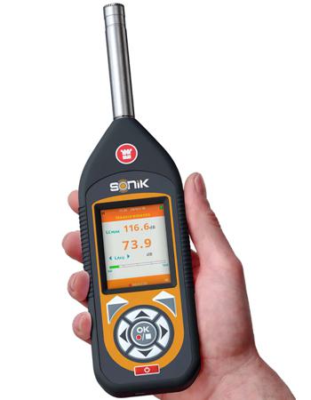 01GA142SE Castle Sonik GA142SE Class 1  Datalogging Sound Level Meter, 25dB to 140dB, 20kHz max