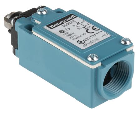 GLCB07C IP66 Snap Action Limit Switch, Roller Plunger, Die Cast Zinc, NO/NC, 50V