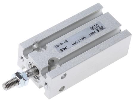 CDU10-10D SMC Pneumatic Multi-Mount Cylinder CU Series, Double Action, Single Rod, 10mm Bore, 10mm stroke